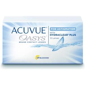 ACUVUE® OASYS for ASTIGMATISM con tecnología HYDRACLEAR® PLUS - Lenti Quindicinali -protezione UV - 12 lenti