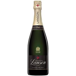 Lanson Champagne Black Label Brut - Giallo Paglierino, Perlage Fine e Cremoso, Bouquet di Mela Verde