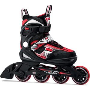 FILA SKATES 010619147 J-One Pattino in Linea Boys Black/Red Taglia L 36-40