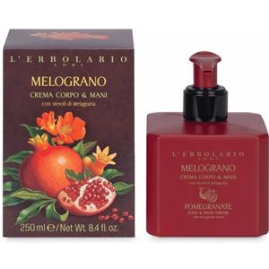 L'Erbolario Melograno Crema Corpo e Mani 250ml - Idratante, Nutriente e Profumata