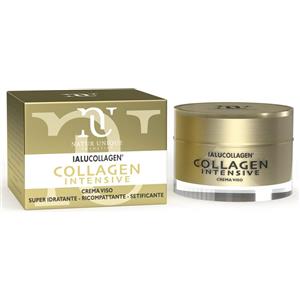 Natur Unique Ialucollagen Crema Viso 50 ml - Super Idratante, Ricompattante e Setificante con 8 Tipi di Collagene Marino