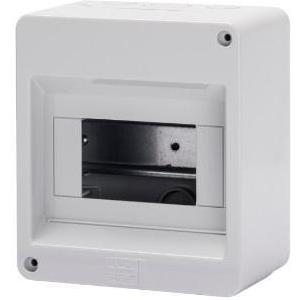 Gewiss GW40024 Centralino da Parete 6 Moduli IP40 Senza Porta con Predisposizione per Morsettiere