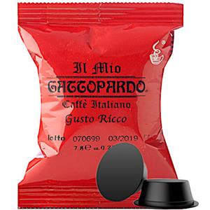 Gattopardo Capsule Caffè Compatibili A Modo Mio - Gusto Ricco, Confezione da 100 Capsule