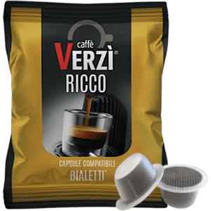Verzì Capsule Caffè Ricco Compatibili Bialetti - Confezioni da 100 e 600 unità