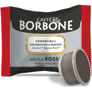 Caffè Borbone Miscela Rossa - Capsule Compatibili Lavazza Espresso Point, Forte e Cremosa