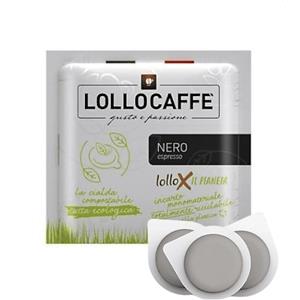 Lollo Caffè - 450 Cialde ESE 44mm Miscela Nera - Gusto Intenso e Corposo