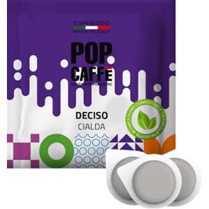 Pop Caffè - Caffè in Cialde ESE 44mm Miscela Deciso - 150 Cialde Aromatiche e Corpose