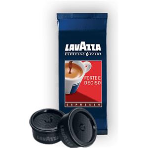 Lavazza Espresso Point Capsule Caffè Forte e Deciso - Miscela Intensa con Aroma di Cacao, Disponibile in Diverse Confezioni