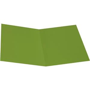 Starline Cartelline Semplici Verde Nilo in Cartoncino Bristol 200g - Confezione da 50 Pezzi