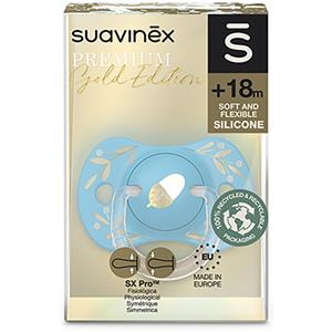 SUAVINEX ITALIA Srl SUAVINEX GOLD SUCCHIETTO SILICONE +18 MESI SX PRO AZZURRO