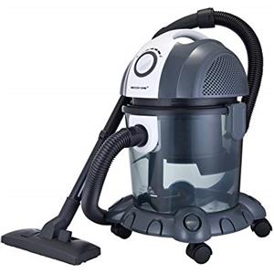 ECO-DE Bidone Aspiratutto Senza Sacco Aspirapolvere con Filo 1400W - Aspira Liquidi e Solidi con Filtro ad Acqua ed HEPA Antiacaro - Aspiratore Adatto a Giardino, Pavimenti, Divani, Materassi e Auto