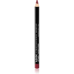 NYX Professional Makeup Slim Lip Pencil 1 g - Matita Labbra Cremosa e Lunga Tenuta Hot Red