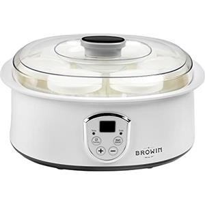 BROWIN® 801015 Yogurtiera con termostato |7 vasetti |1,3 L