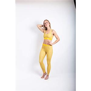 Eivy - Reggiseno Sportivo da Donna, Donna, Reggiseno Sportivo, 6211-190145-6040, Monogram Mustard., S