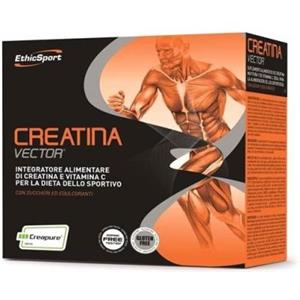 Ethicsport Creatina Vector 20 buste da 8 g - Integratore di creatina e vitamina C