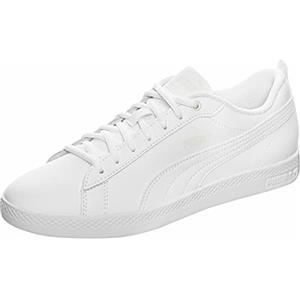 PUMA Smash Wns V2 L, Sneaker Donna, Bianco (Puma White Puma White), 39 EU
