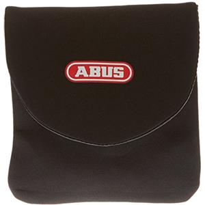 ABUS Borsa per lucchetti da Bicicletta ST 5850/5650/4960 - Borsa da Trasporto per lucchetti a Catena da Fissare al Portapacchi, Nera