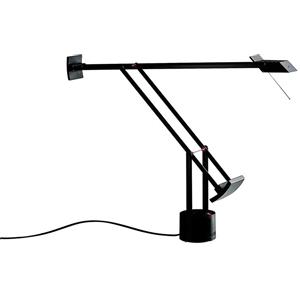 Artemide Tizio Micro Lampada da Tavolo - Nero, Design di Richard Sapper, Alluminio e Tecnopolimero, Testa Orientabile