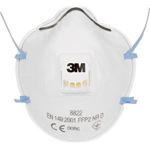 3M Maschera di protezione 8822 FFP2 NR D con valvola di aspirazione 3M