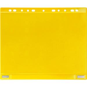 Tarifold Buste Trasparenti Magnetiche A4 Gialle - 5 Pezzi, PVC Resistente e Flessibile