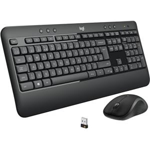 Logitech MK540 Advanced Combo Tastiera e Mouse Wireless per Windows, Ricevitore USB Unifying 2,4 GHz, Tasti di Scelta Rapida Multimediali, Durata Batteria di 3 Anni, PC, Laptop, Italiano QWERTY - Nero