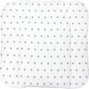 TupTam Materassino per Fasciatoio il cambio Pannolino Bebè, Stelle Bianco, 70 x 60 cm