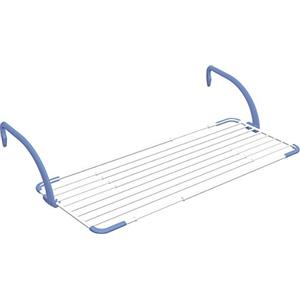 Gimi Brezza Extend Stendibiancheria Estensibile In Acciaio E Resina, Da Balcone, Spazio Stenditura 20 m, 188 x 55 x 30 cm