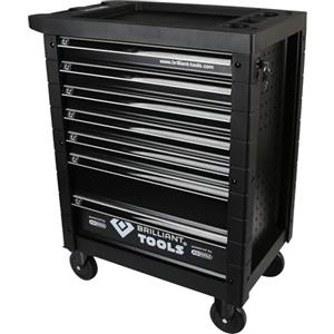 Brilliant Tools BT152900 Carrello portautensili con 7 cassetti, vuoto