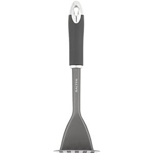 Salter BW11068EU7 Cosmos - Schiacciapatate e verdure, facile da pulire, gancio per appendere l'utensile, impugnatura morbida, qualità di lunga durata, acciaio inox, grigio opaco
