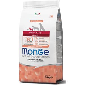 Monge Mini Adult Monoprotein Salmone e Riso, 7.5 kg