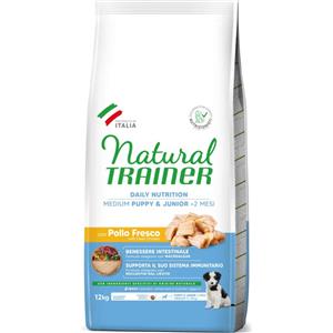 Natural Trainer Maxi Junior Pollo - Alimento Funzionale per Cani di Taglia Grande e Gigante, 3 kg