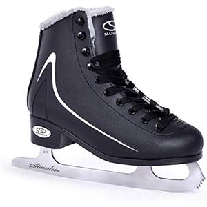 SMJ sport SMJ Calgary Pattini da ghiaccio da uomo Pattinaggio artistico Classico Pattinaggio di ghiaccio Nero | Taglie: 42, 43, 44, 45, 46