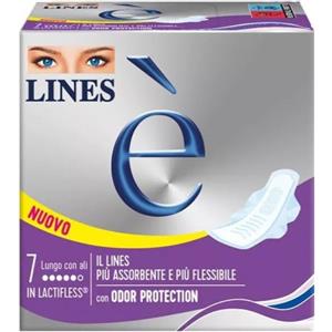 FATER SpA Lines E Lactifless Lungo Assorbenti con Ali 7 Pezzi