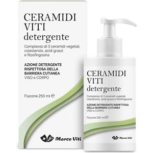 Marco Viti Ceramidi Viti Detergente Delicato per Viso e Corpo - 250 ml, Ideale per Pelli Sensibili