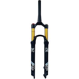 MTTKTTBD Forcella Ammortizzata Ad Aria MTB, 26 27,5 Sospensioni da Ciclismo da 29 Pollici Mountain Bike Forcella Anteriore Ammortizzatore per Bicicletta, Corsa 120mm 9mmQR A,27.5