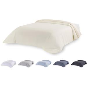 Todocama Set copripiumino in microfibra extra morbido al tatto. (Beig - Letto 135/140/150-220 x 220 cm).