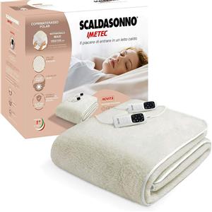 IMETEC SCALDASONNO IMETEC 100% LANA MERINO MATRIMONIALE 16751A MAXI