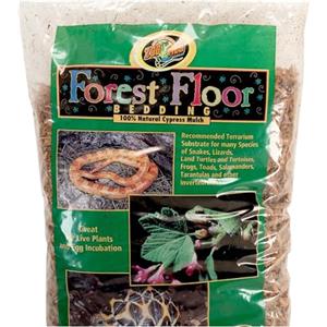 Zoo Med Forest Floor - Substrato Naturale per Terrario per Tartarughe di Terra e Rettili, Pacciame in legno di Cipresso, 8,8 Litri