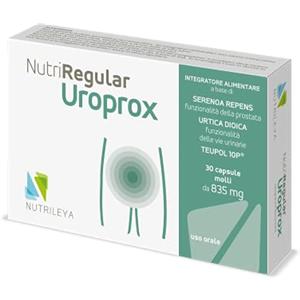 NUTRILEYA Serenoa Repens Prostata Integratore 30cps Naturali con Urtica Dioica, Teupol 10P, Utile per il Naturale Benessere della Prostata e del Tratto Genito-Urinario Senza Glutine e Lattosio, Made in Italy