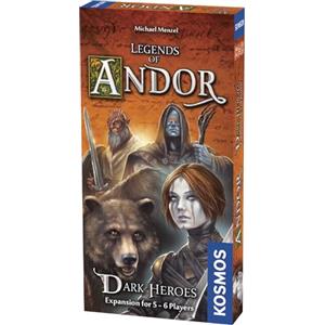 Thames & Kosmos , 692841 , Legends of Andor: Dark Heroes (Expansion) , Compatible with Part 1 & 3 , Cooperative Board Game , 2-6 Players , Ages 10+