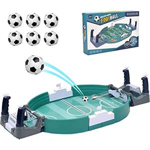 Vibbang Mini Calcio Balilla Giocattolo da Tavolo, Calcio Balilla da Tavolo Bambini, con 6 Palline, Mini Calcio Balilla da Calcio per Due, Regalo Calcetto Balilla Giocattolo da Tavolo Bambino