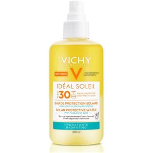 Vichy Ideal Soleil Acqua Solare Idratante SPF 30 - 200 ml, Protezione UV e Idratazione Profonda