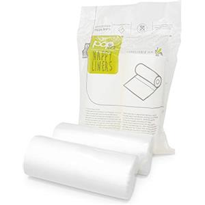 Close Pop-In - 2 Rotoli da 80 salviettine monouso biodegradabili, 30 mesi, colore: Bianco