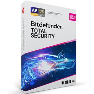 Bitdefender Total Security 2025 - Licenza Digitale ESD per 3 Dispositivi - 1 Anno