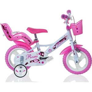 SCH Roses, Bicicletta Bambina, Bianca, 12