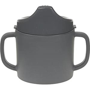 LÄSSIG Tazza per bambini con manico e coperchio rimovibile 150 ml/Sippy Cup PP/Cellulose Little Water Swan