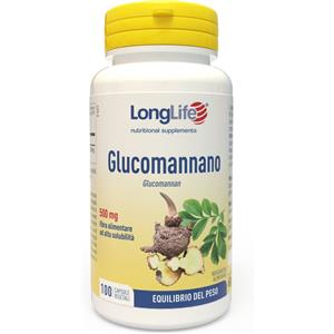 Longlife Controllo DEL Peso LongLife Glucomannano 500mg Capsule 100 pz