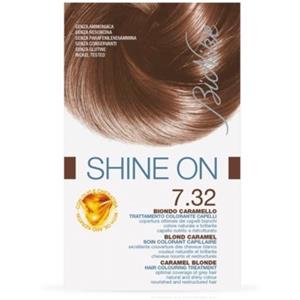 Bionike Shine On Tintura Permanente Biondo Caramello 7.32 - Senza Ammoniaca, Nutriente e Protettiva