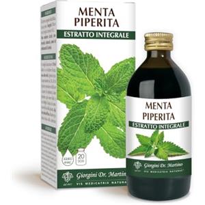 Dr Giorgini Integratore Alimentare, Menta Piperita Estratto Integrale Liquido Analcoolico - 200 ml