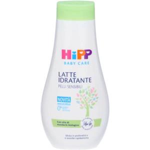Hipp Latte Idratante 350ml - Con olio di mandorle biologico, senza oli minerali e profumi allergizzanti, per la pelle delicata del neonato
